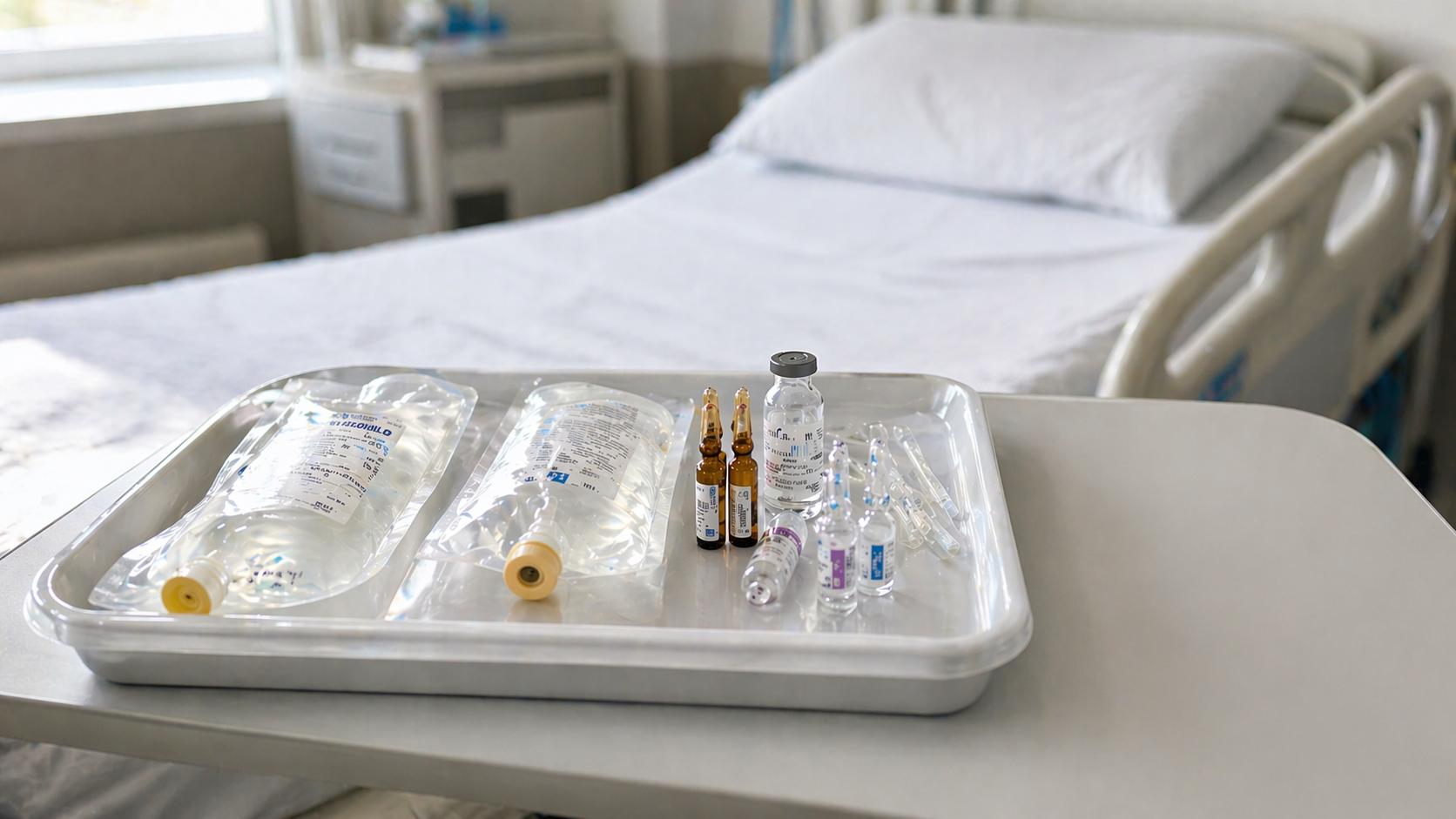 Медицинское оборудование и препараты для детоксикации от алкоголя