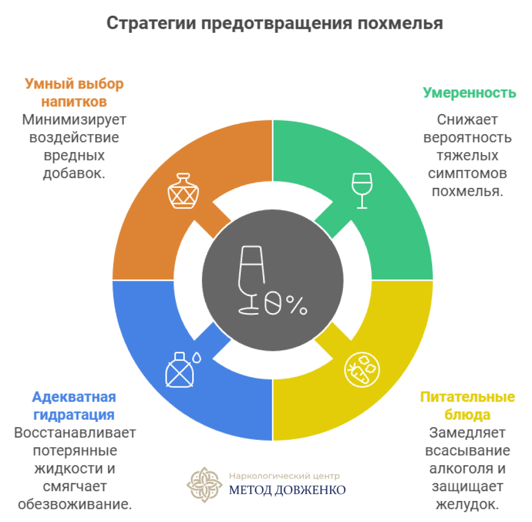 Инфографика про похмелье